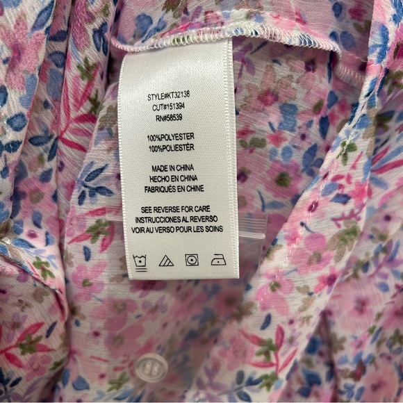 Kut from the Kloth Floral Blouse - Pink and Blue - Picture 7 of 9